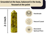 Amazing Gemstone base torre cristal opalo verde 2: purificación y claridad energética