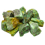 Amazing Gemstone Ruby Fuchsite, cristal para proyectos de bricolaje y creatividad.