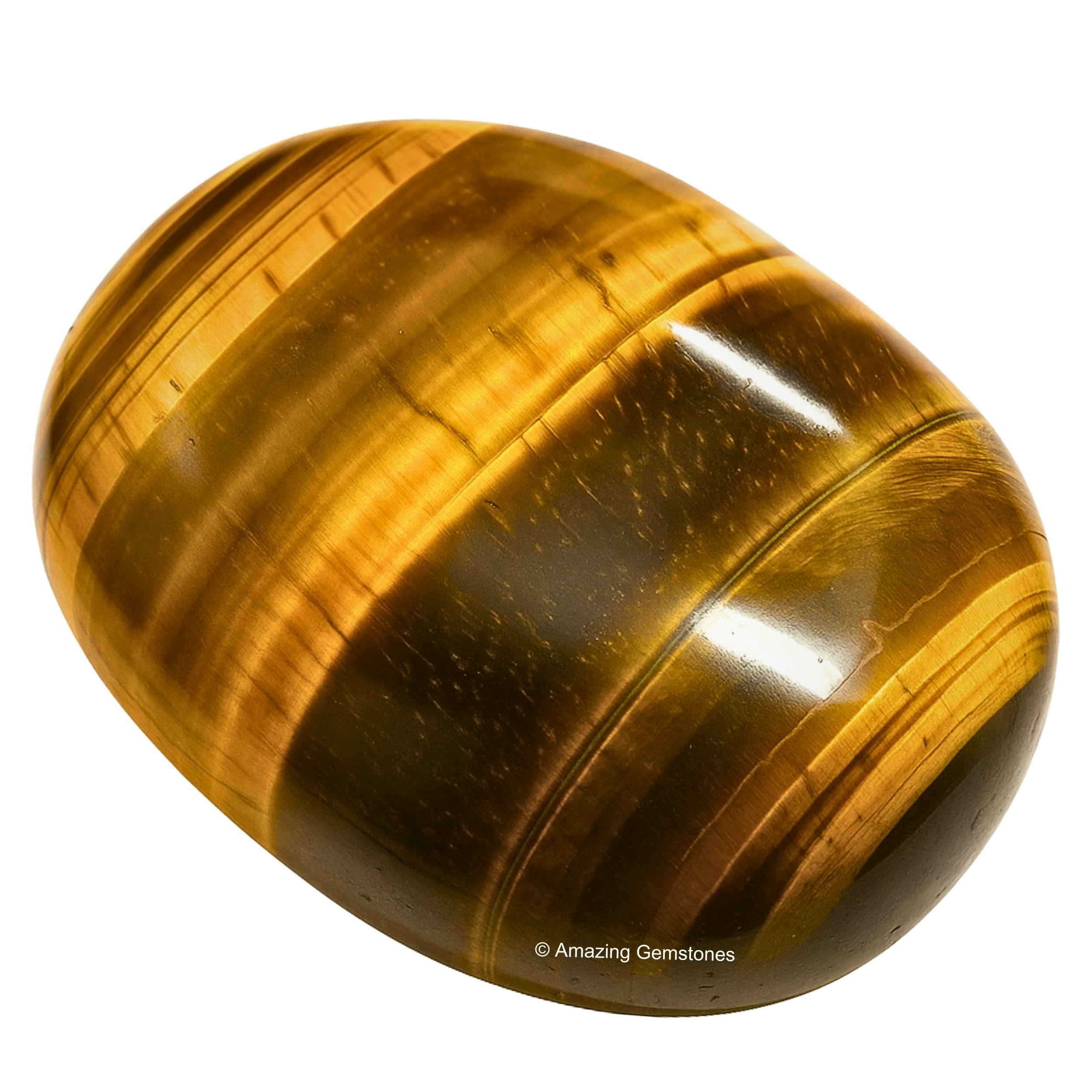 Amazing Gemstone brillo dorado ojo de tigre, favorece la concentración diaria.