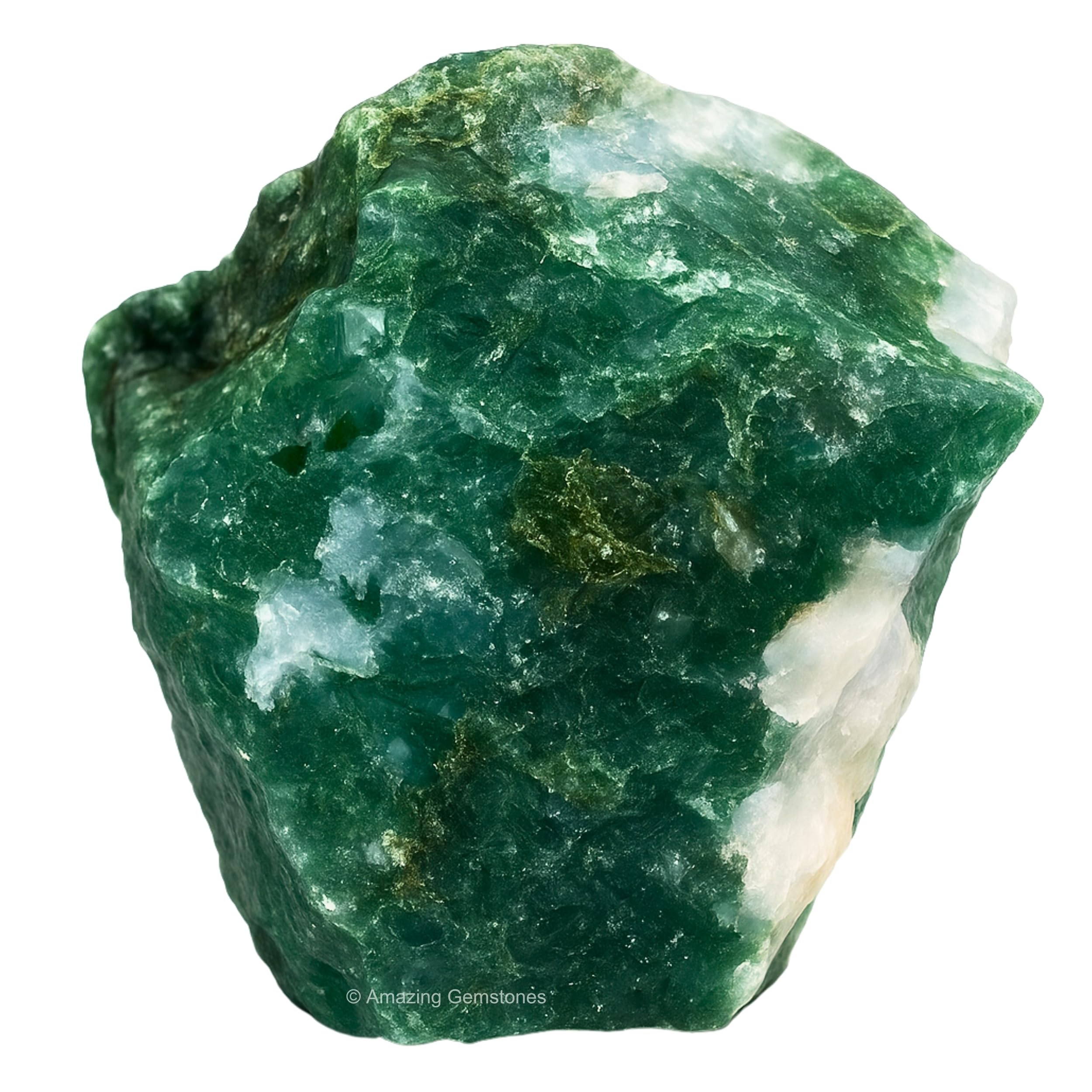 Amazing Gemstone brillos de cristal en agata musgo, ideal para uso decorativo y colección.