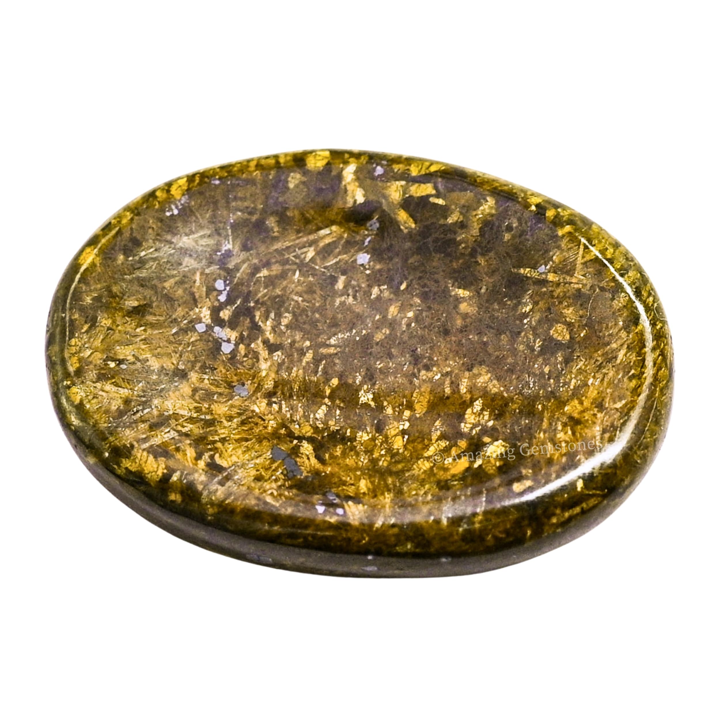Pieza de Bronzite de Amazing Gemstone mostrando su textura pulida