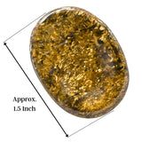 Bronzite de Amazing Gemstone en caja con funda de terciopelo, ideal regalo