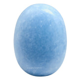 Amazing Gemstone Calcita Azul Palma Grande para meditación y equilibrio emocional.
