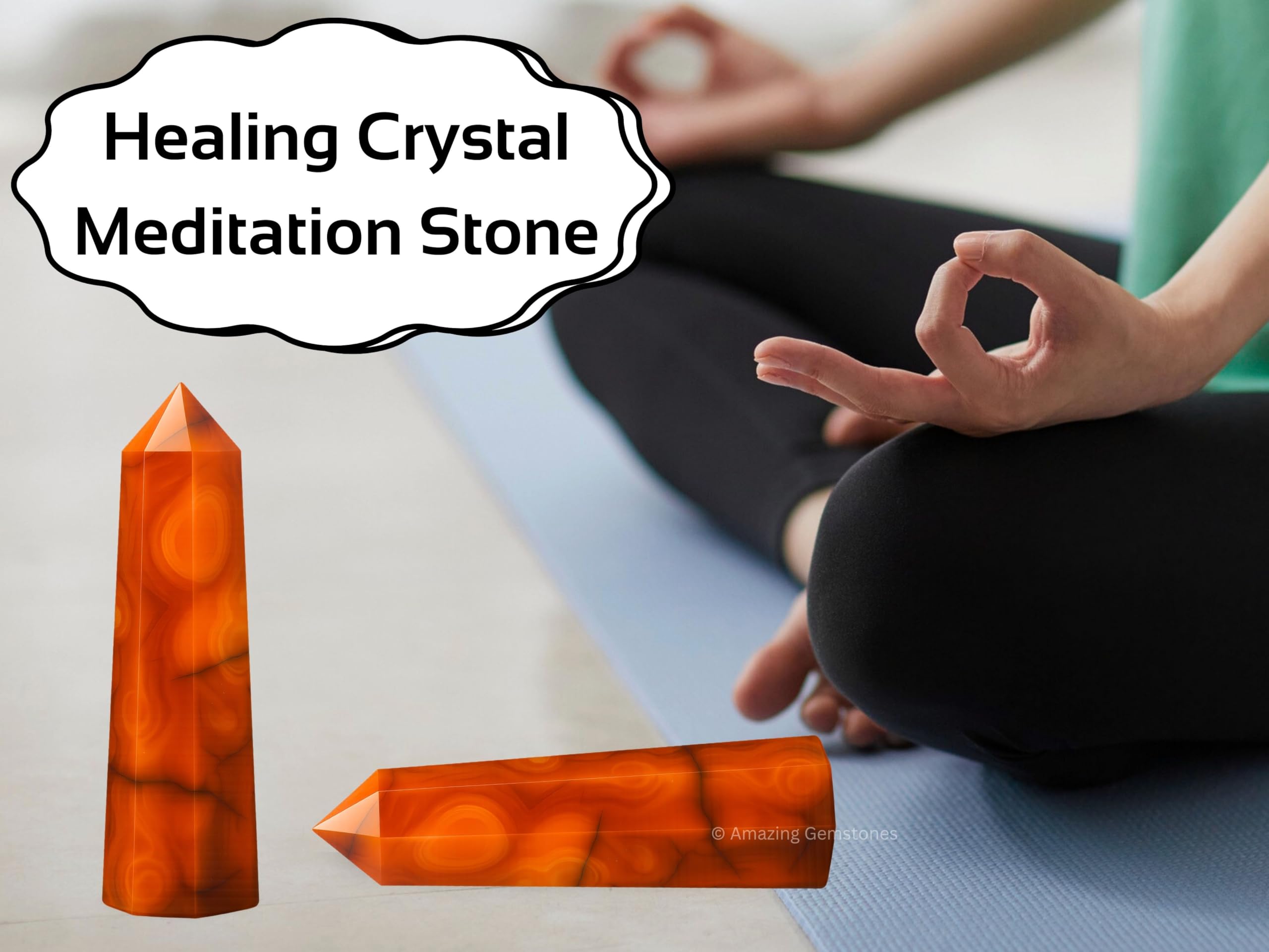 Amazing Gemstone Carnelian espacio aromaterapia: favorece un ambiente más relajado.