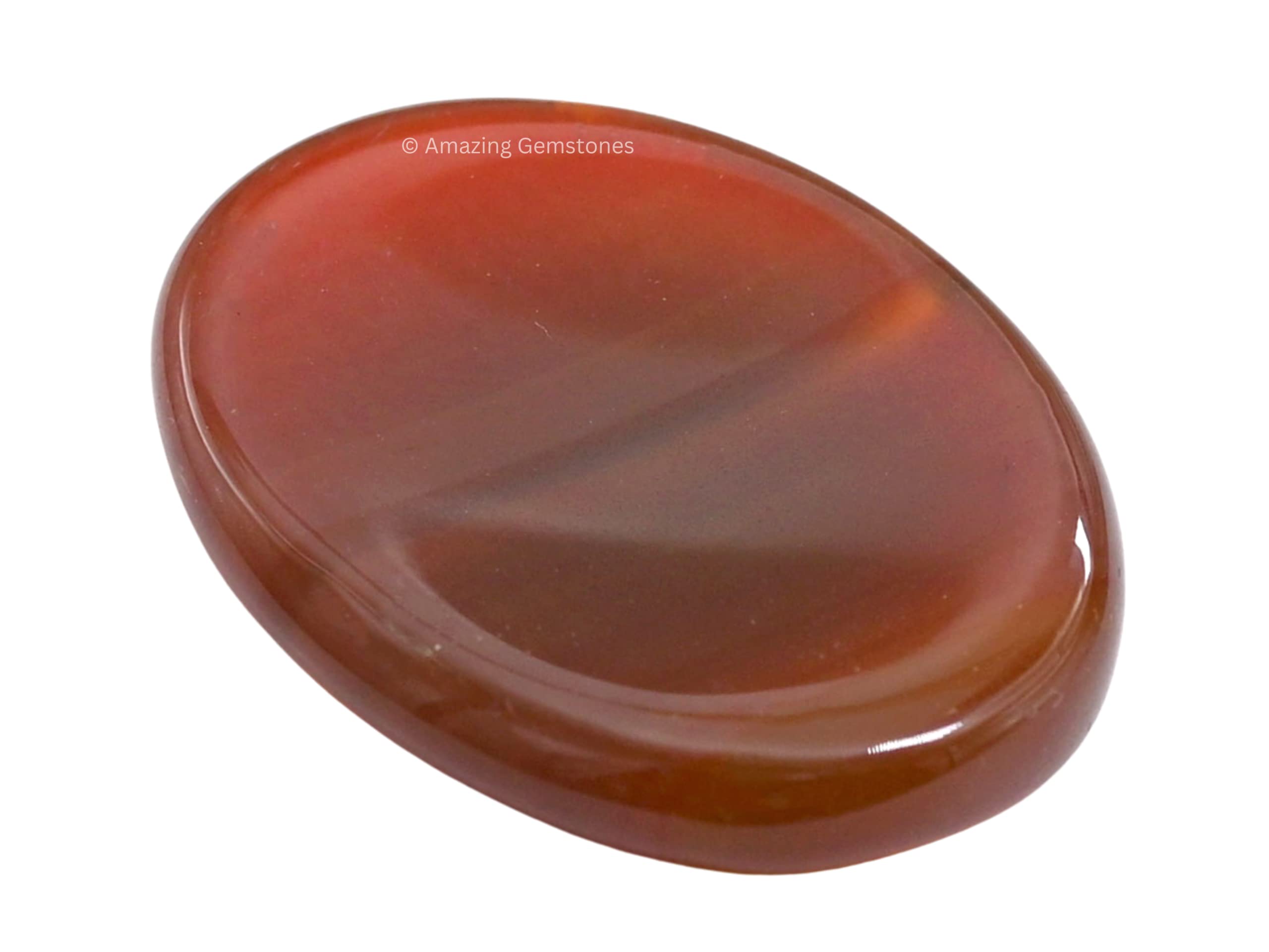 Detalle de carnelian-onyx que realza textura y sensación táctil.