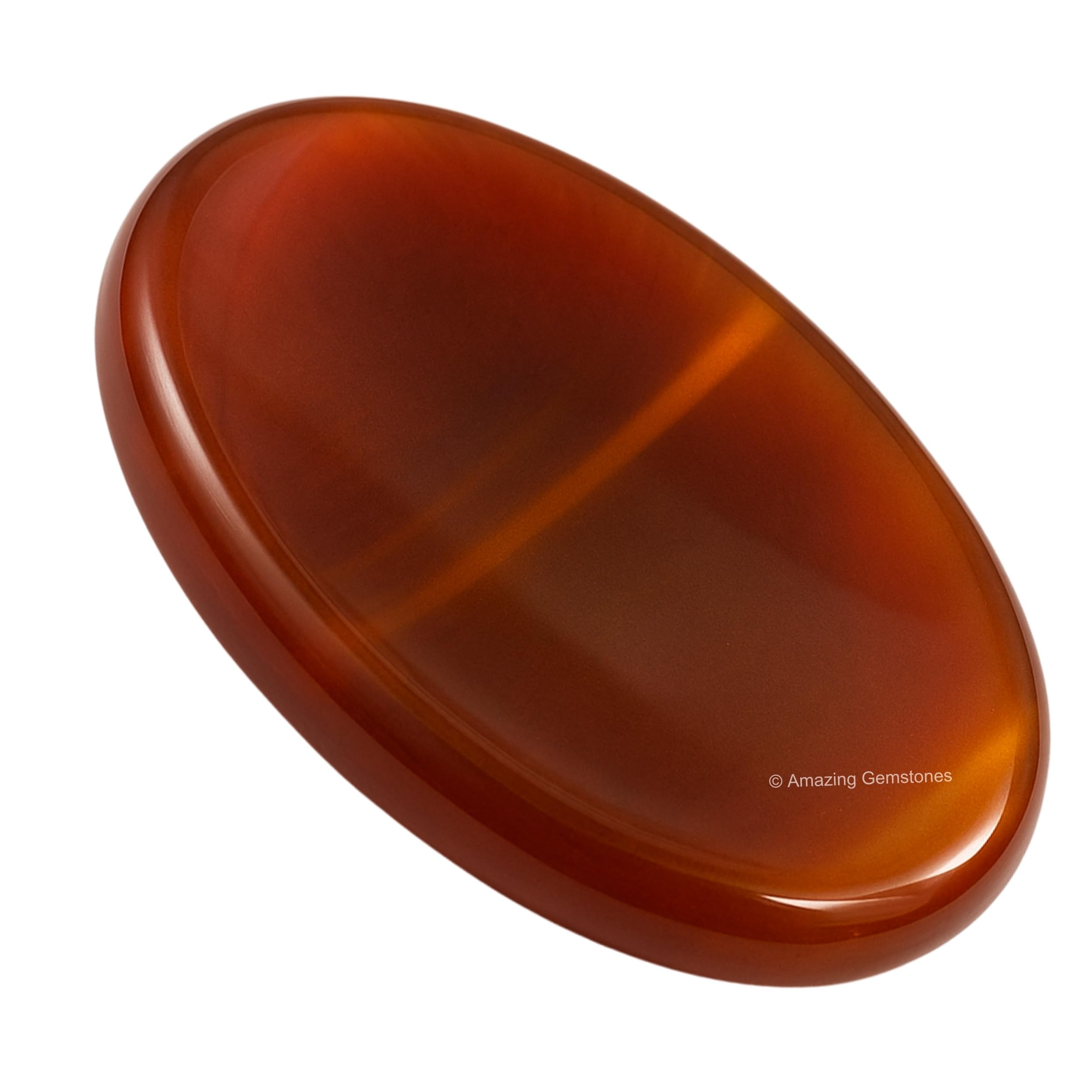 Amazing Gemstone piedra de preocupación con textura satinada para relajación y enfoque.