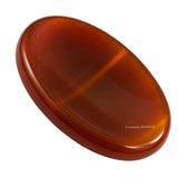 Amazing Gemstone piedra de preocupación con textura satinada para relajación y enfoque.