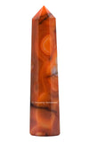 Amazing Gemstone Carnelian torre cristal: mejora la energía del ambiente.