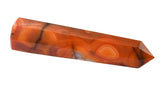 Amazing Gemstone Carnelian varita reiki: impulsa serenidad y enfoque en meditaciones.