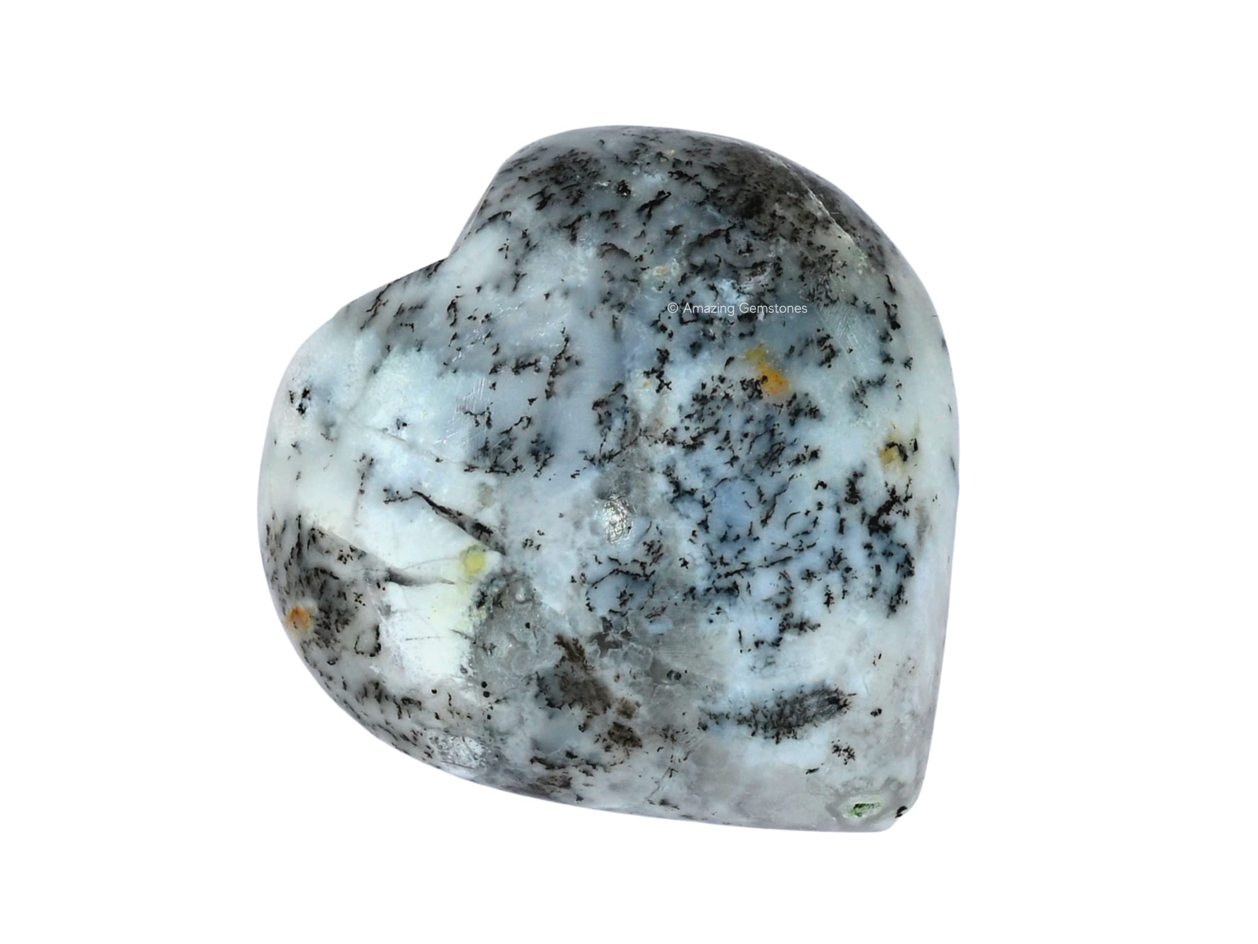 Amazing Gemstone Opalo dendrita para chakras: acompaña meditaciones y rejillas de cristales