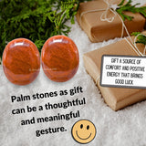 Amazing Gemstone Chocolate Jasper caja de terciopelo para regalo y almacenamiento.