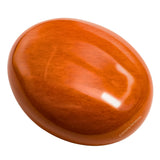 Amazing Gemstone Chocolate Jasper, masaje en palma para enfocar y calmar la mente.