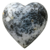 Amazing Gemstone Corazón Opalo Dendrítico Palma: ideal para masaje suave y equilibrio de chakras