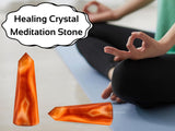 Amazing Gemstone protección-enfoque cornalina-ónix punto focal para intenciones y protección