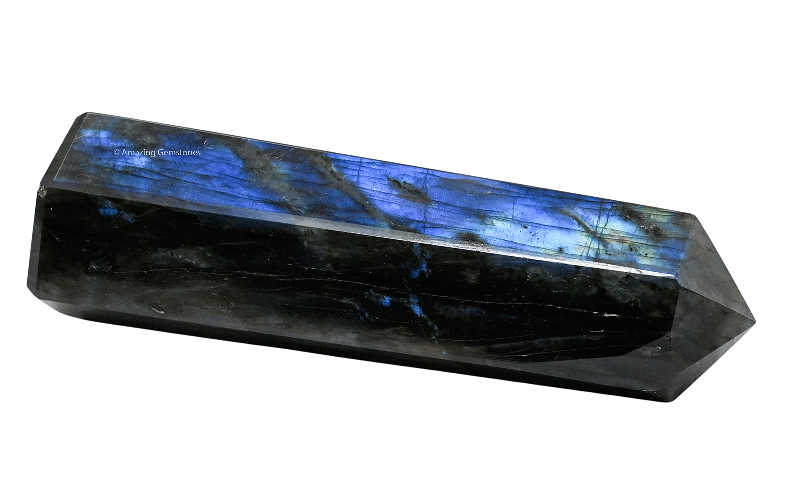 Amazing Gemstone Cuadricula cristal Labradorita: centra energías para diseños de cuadrícula.
