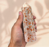 Amazing Gemstone cuadrícula cristal piedra solar centro para meditación y enfoque