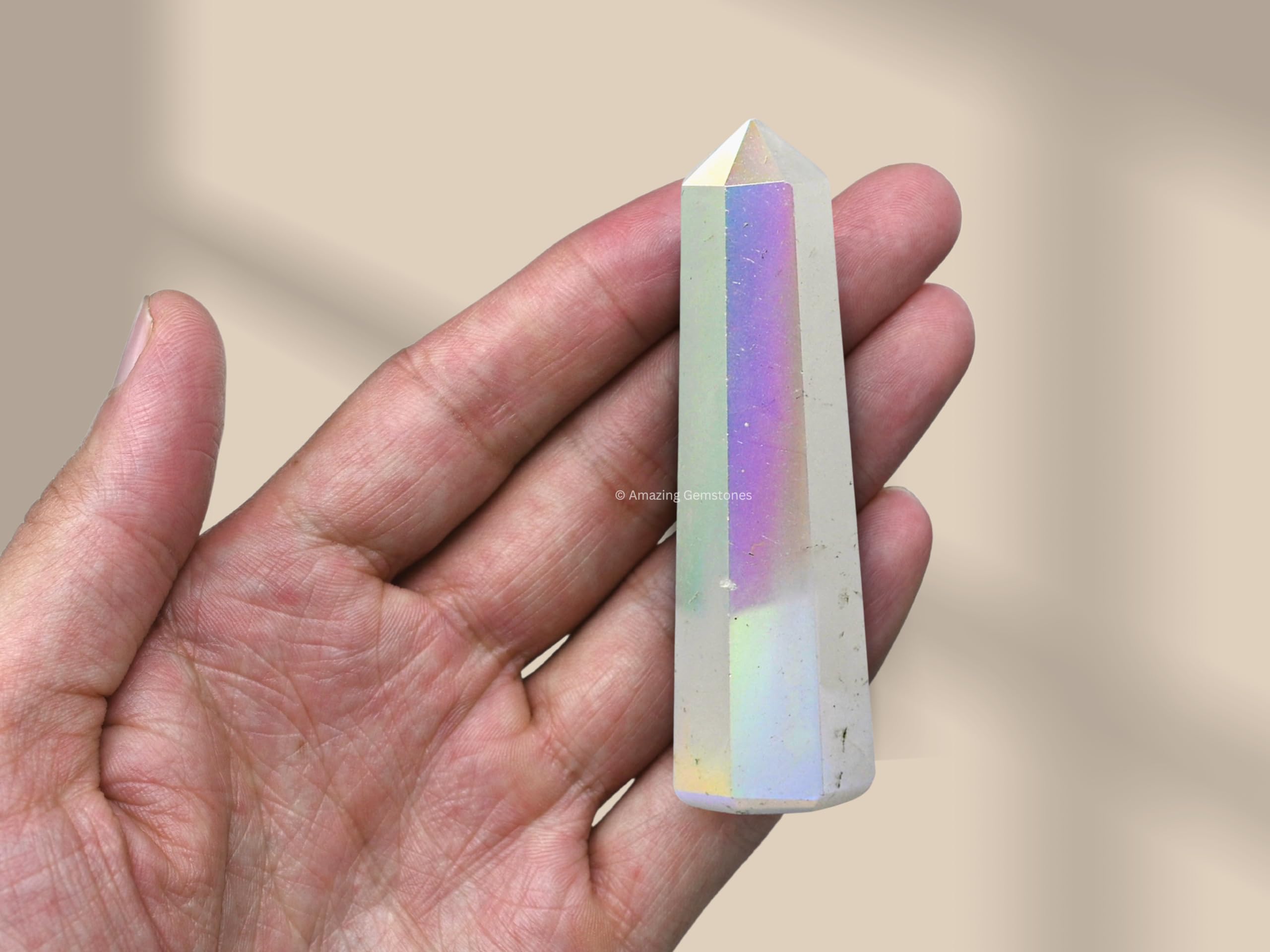 Amazing Gemstone centro de cuadrícula de cristales para alineación energética Angel Aura Rose Quartz.