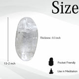 Amazing Gemstone piedra de cuarzo claro para energía equilibrada en casa
