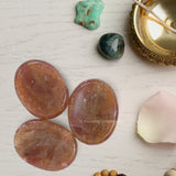 Amazing Gemstone cuarzo fresa regalo para seres queridos y tranquilidad.