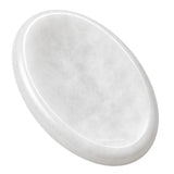 Amazing Gemstone Cuarzo Nieve, primer plano, ideal para concentración y meditación.