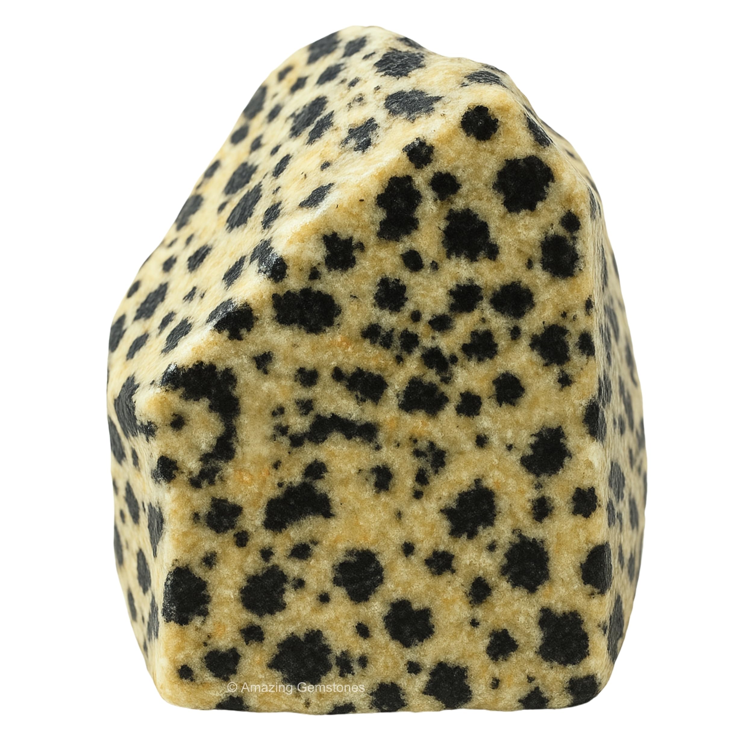 Amazing Gemstone Dalmatian Jasper, piedra bruta para manualidades y pulidos caseros.