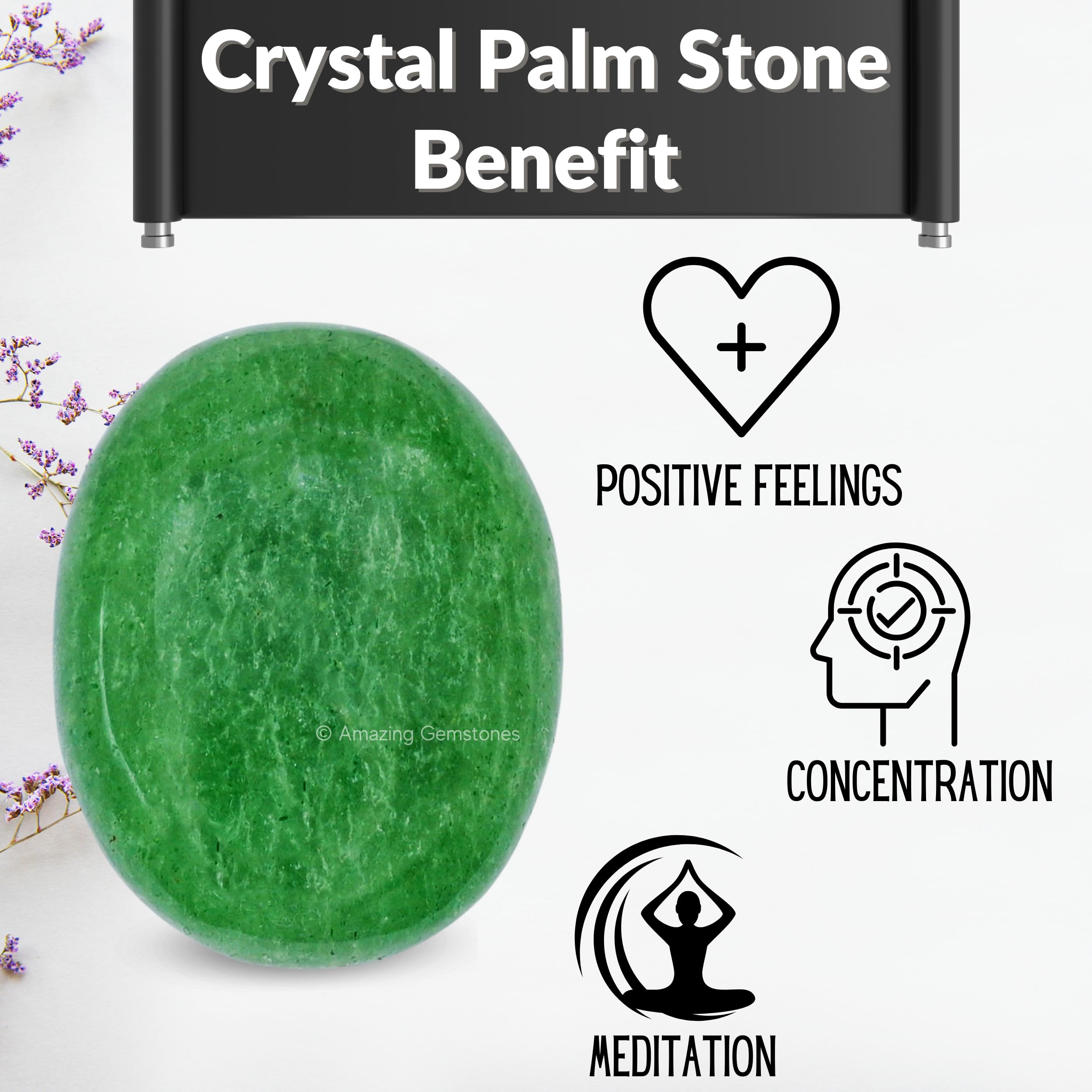 Amazing Gemstone: escena decorativa con cuarzo verde para un ambiente sereno.