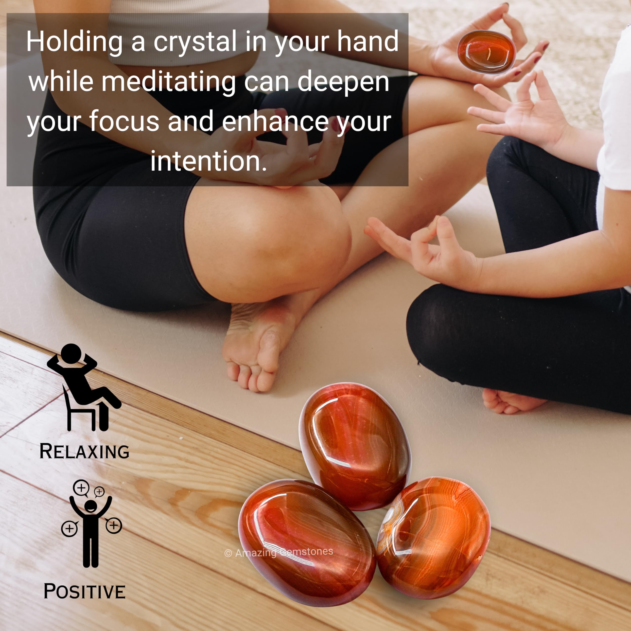 Amazing Gemstone decoracion de hogar con onix rojo y energia positiva.