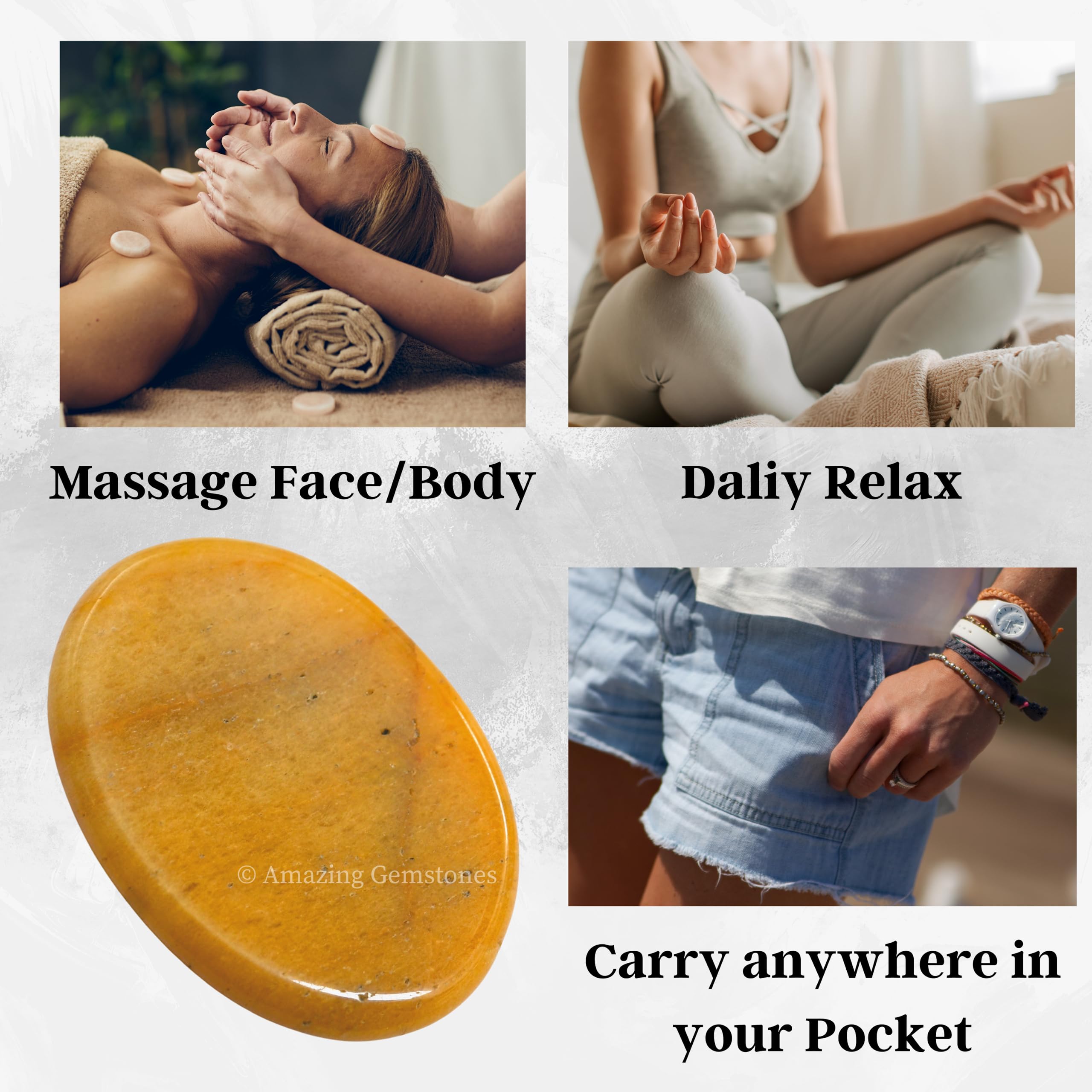 Amazing Gemstone: detalle de diseño de la piedra para regalos reflexivos.