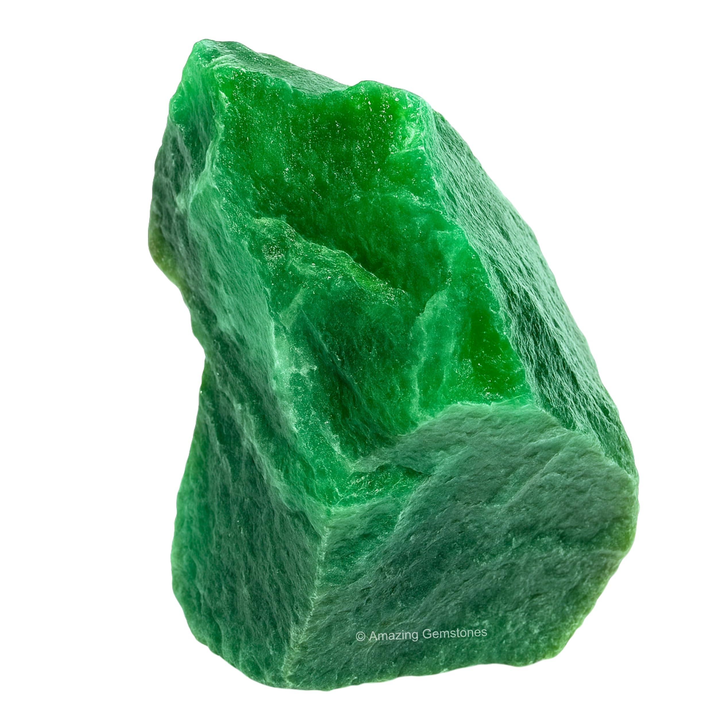 Amazing Gemstone detalle-textura aventurina verde cruda, textura natural para relajación y enfoque.