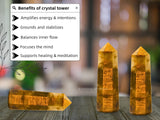 Amazing Gemstone energia-concentrada-cristal: facilita enfoques para prácticas de bienestar.