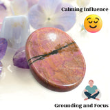 Energía de balance con Rhodonita de Amazing Gemstone para prácticas diarias