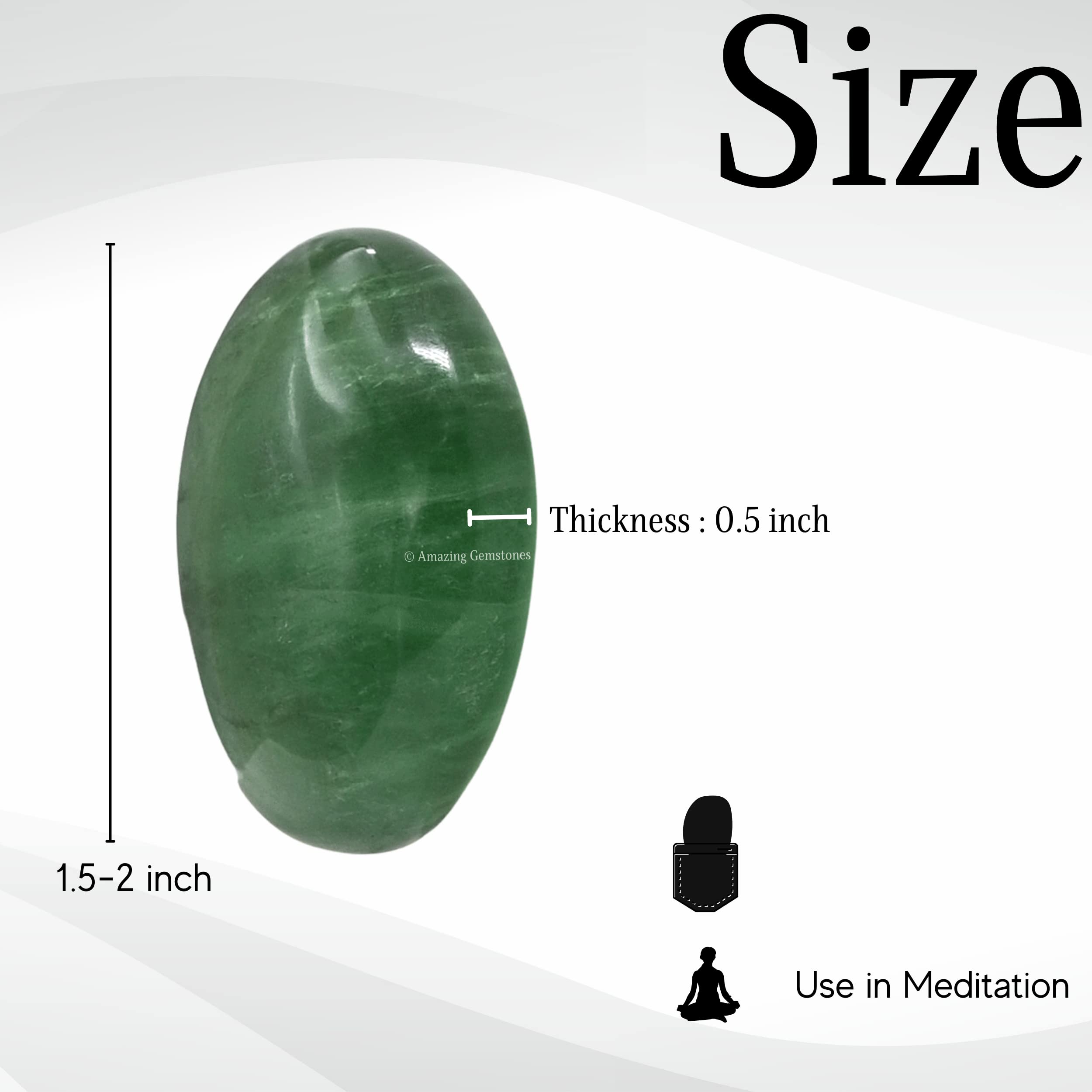 Amazing Gemstone fluorita verde para energía positiva y enfoque diario