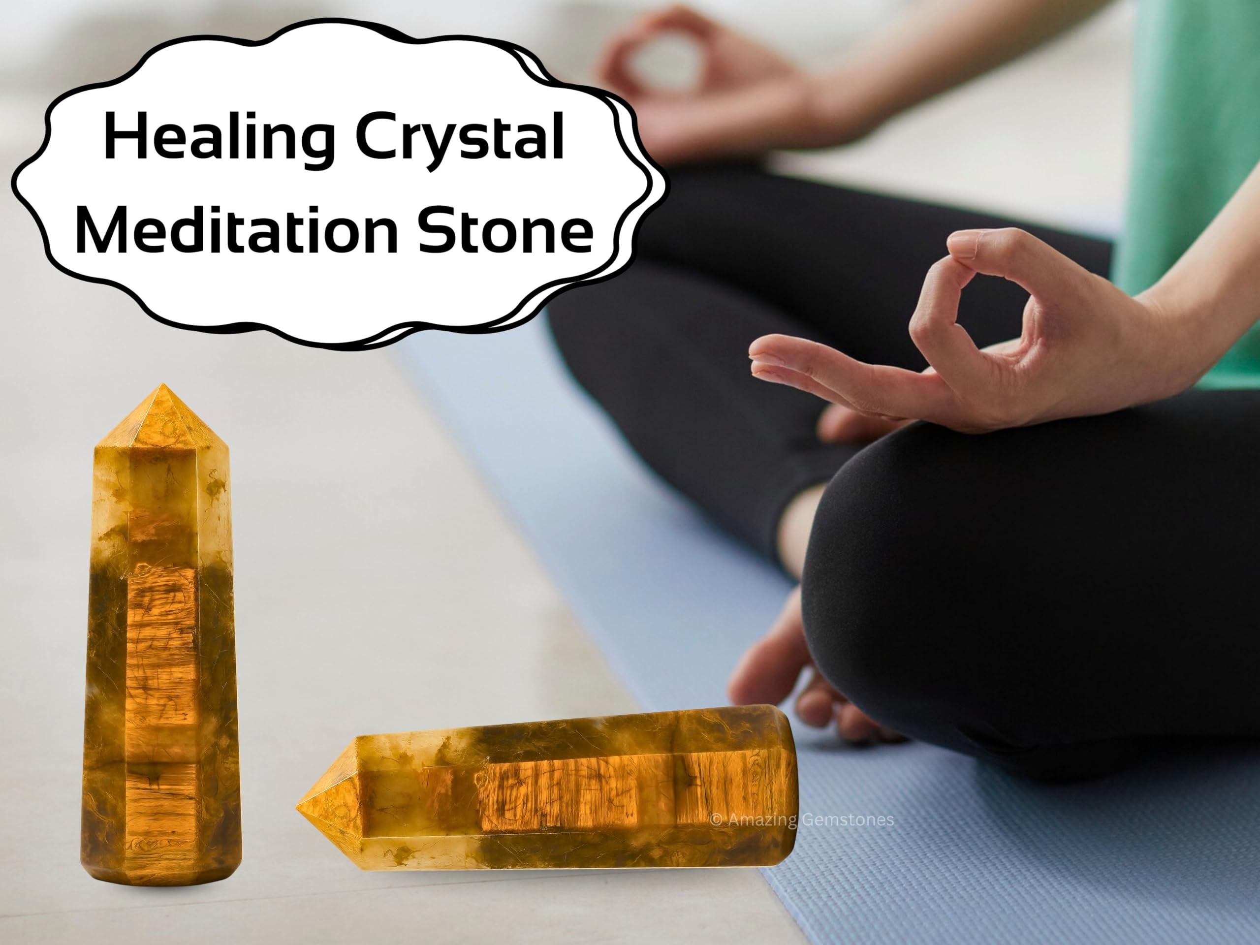 Amazing Gemstone equilibrio-mental-emocional: ayuda a disipar tensiones en entornos.