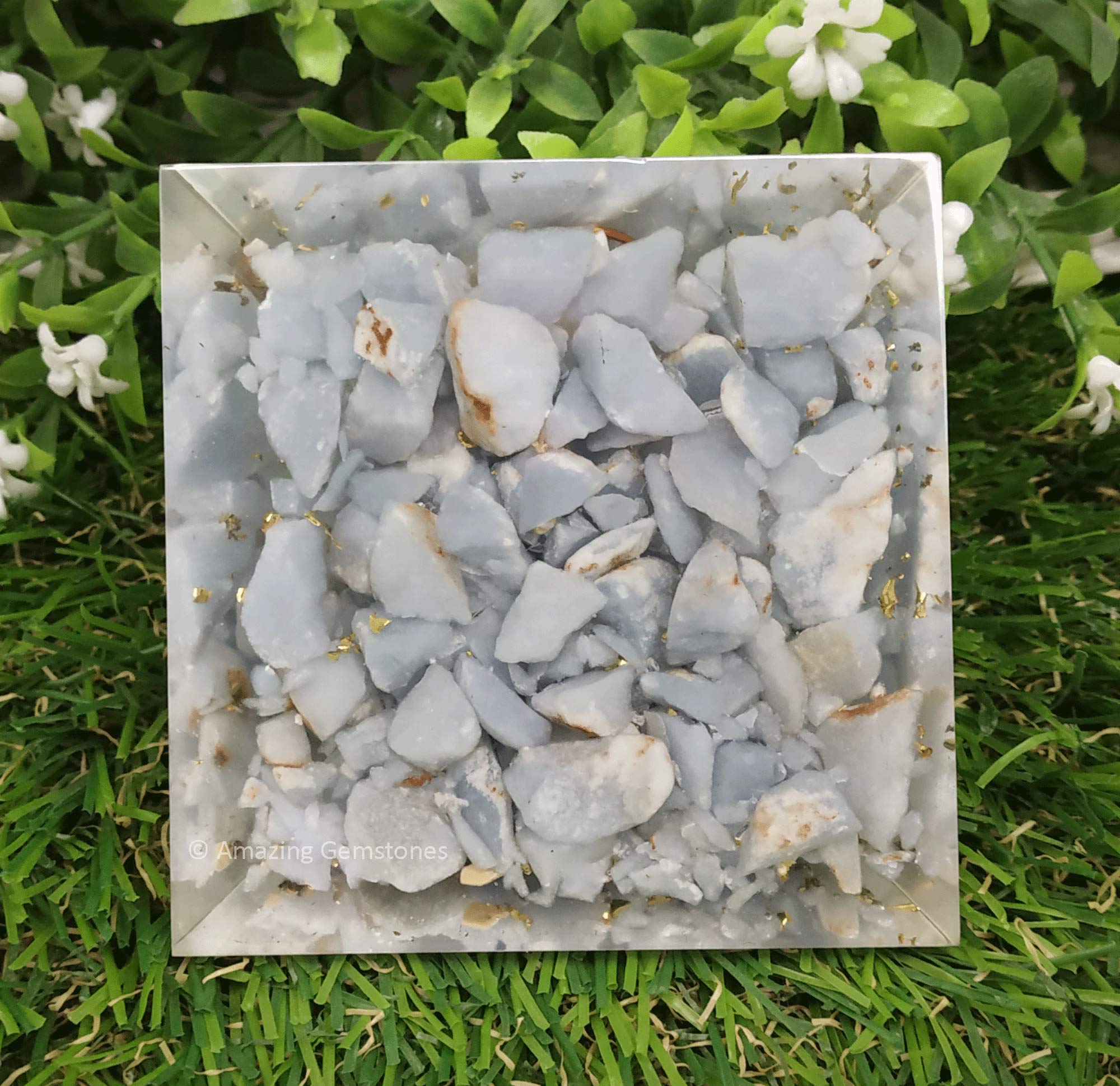 Amazing Gemstone: espiral de cobre en orgonita para protección y flujo energético.