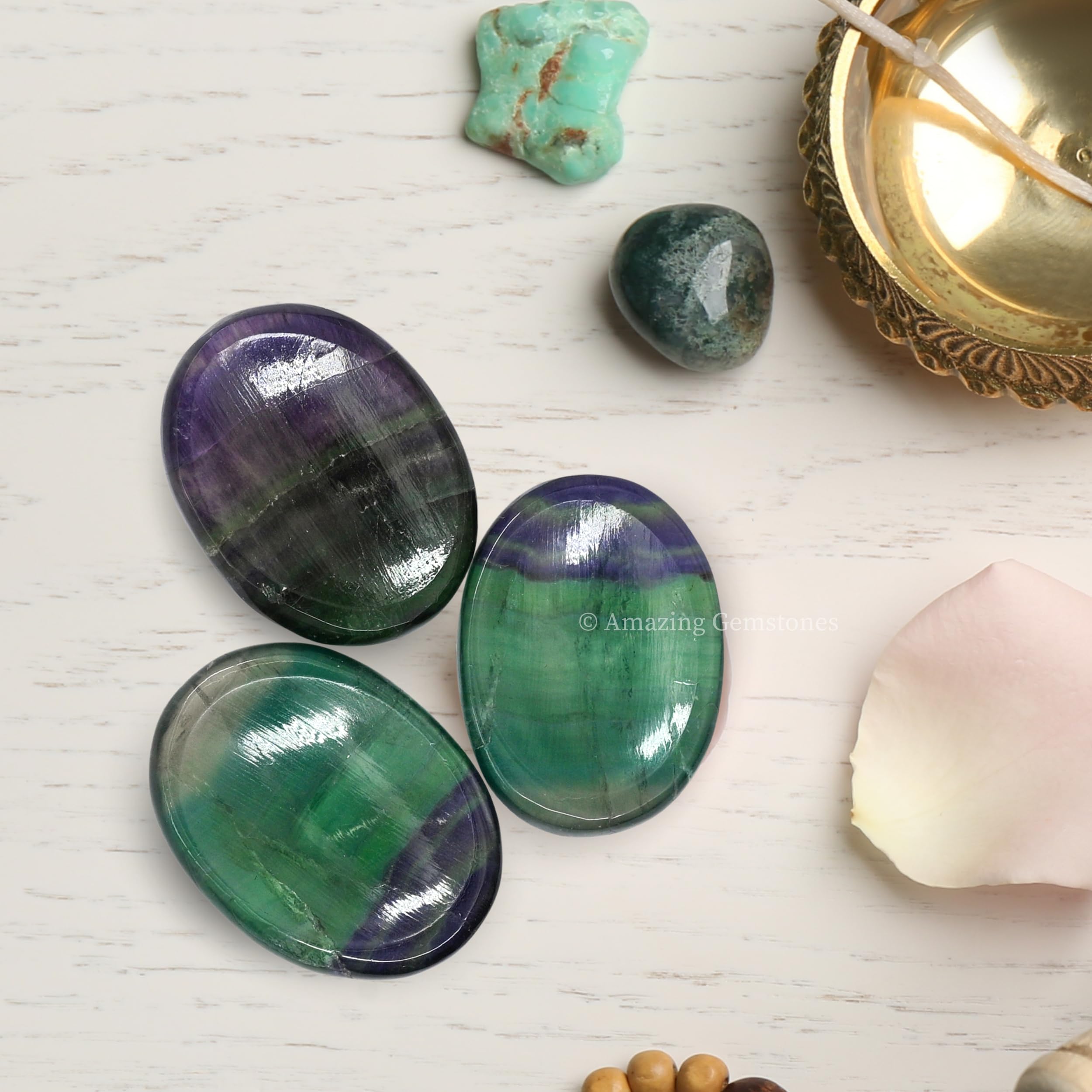 Amazing Gemstone fluorita, regalo-meditacion-y-calma, ideal para quienes buscan quietud.