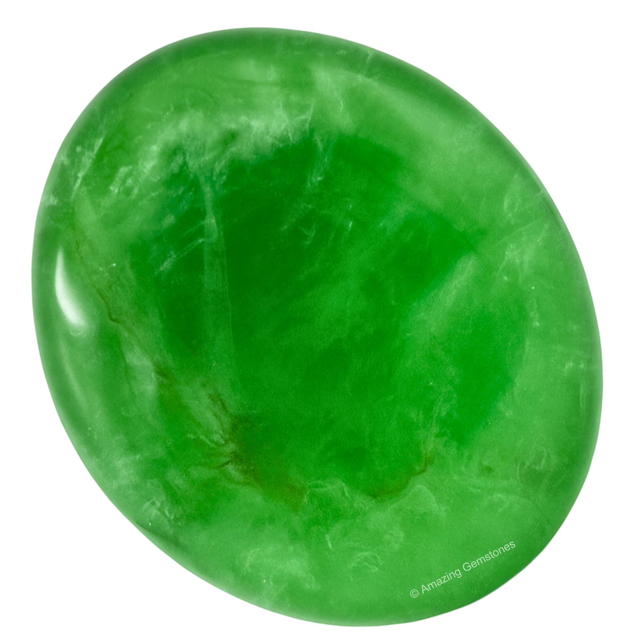 Amazing Gemstone fluorita verde para meditación y claridad mental