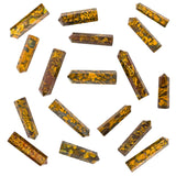 Amazing Gemstone punta jaspe fruta con certificado de autenticidad