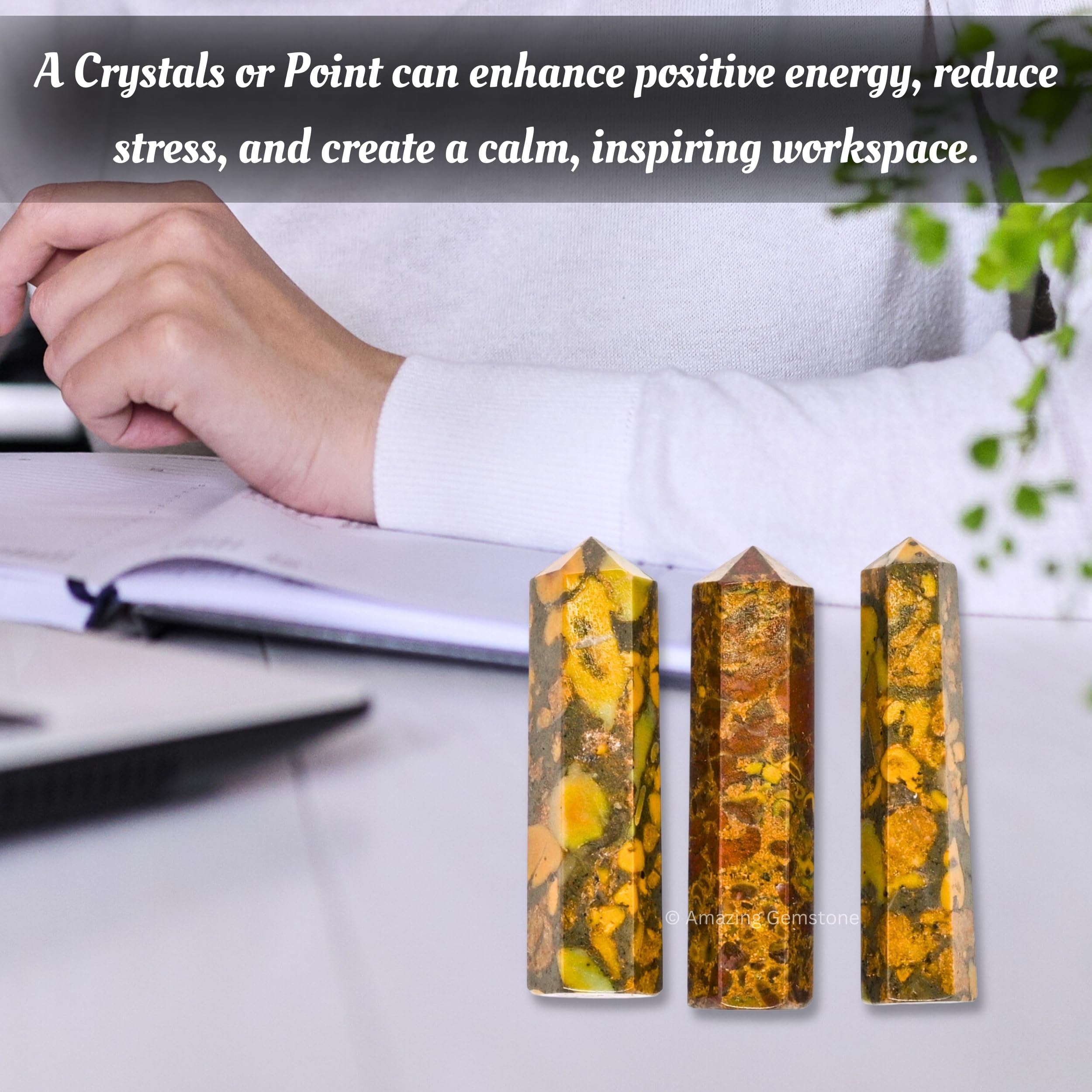 Amazing Gemstone punta cristal para grids de cristal