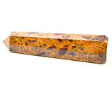 Amazing Gemstone Fruta Jasper torre cristal punta lista para rejilla de cristales.