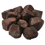 Amazing Gemstone granate para tumbling, tono rojo profundo y brillo natural.