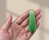 Amazing Gemstone Green Strawberry Quartz Tower Meditacion calma y enfoque.