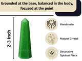 Amazing Gemstone Green Strawberry Quartz Tower Proteccion y equilibrio emocional.
