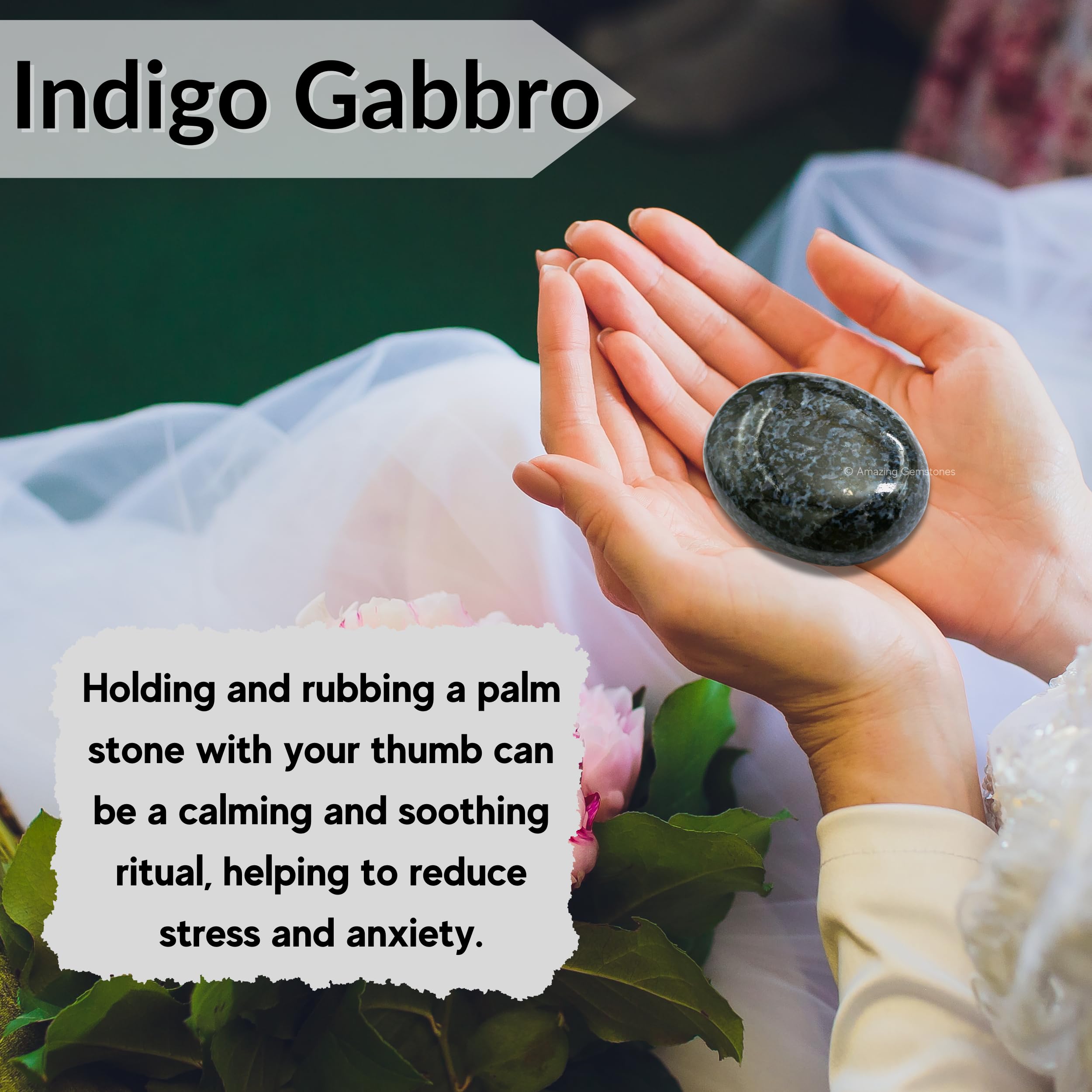 Amazing Gemstone índigo gabbro – decorativo y funcional para un espacio zen