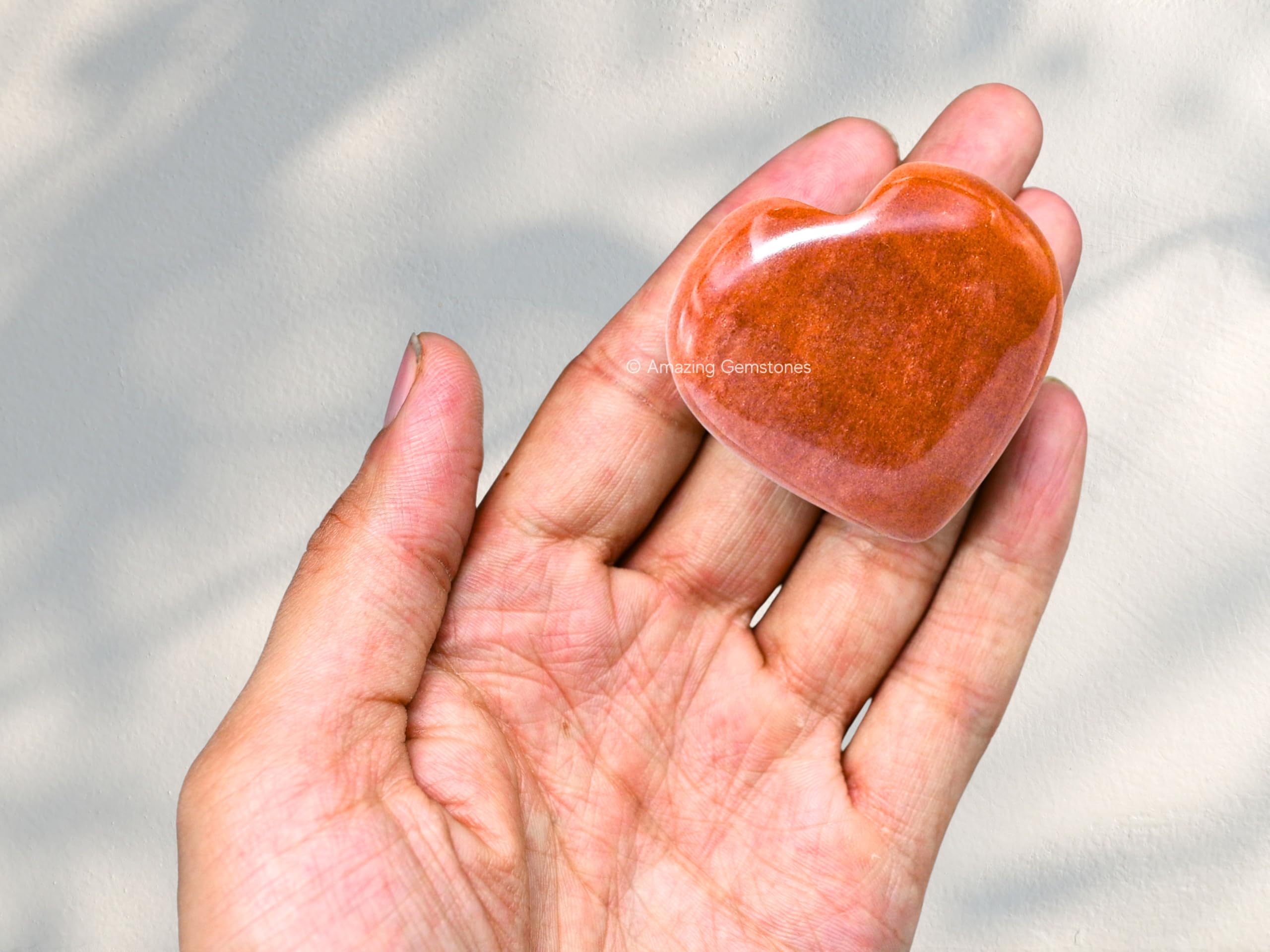 Amazing Gemstone corazon-jaspe-chocolate ideal regalo y relajación.