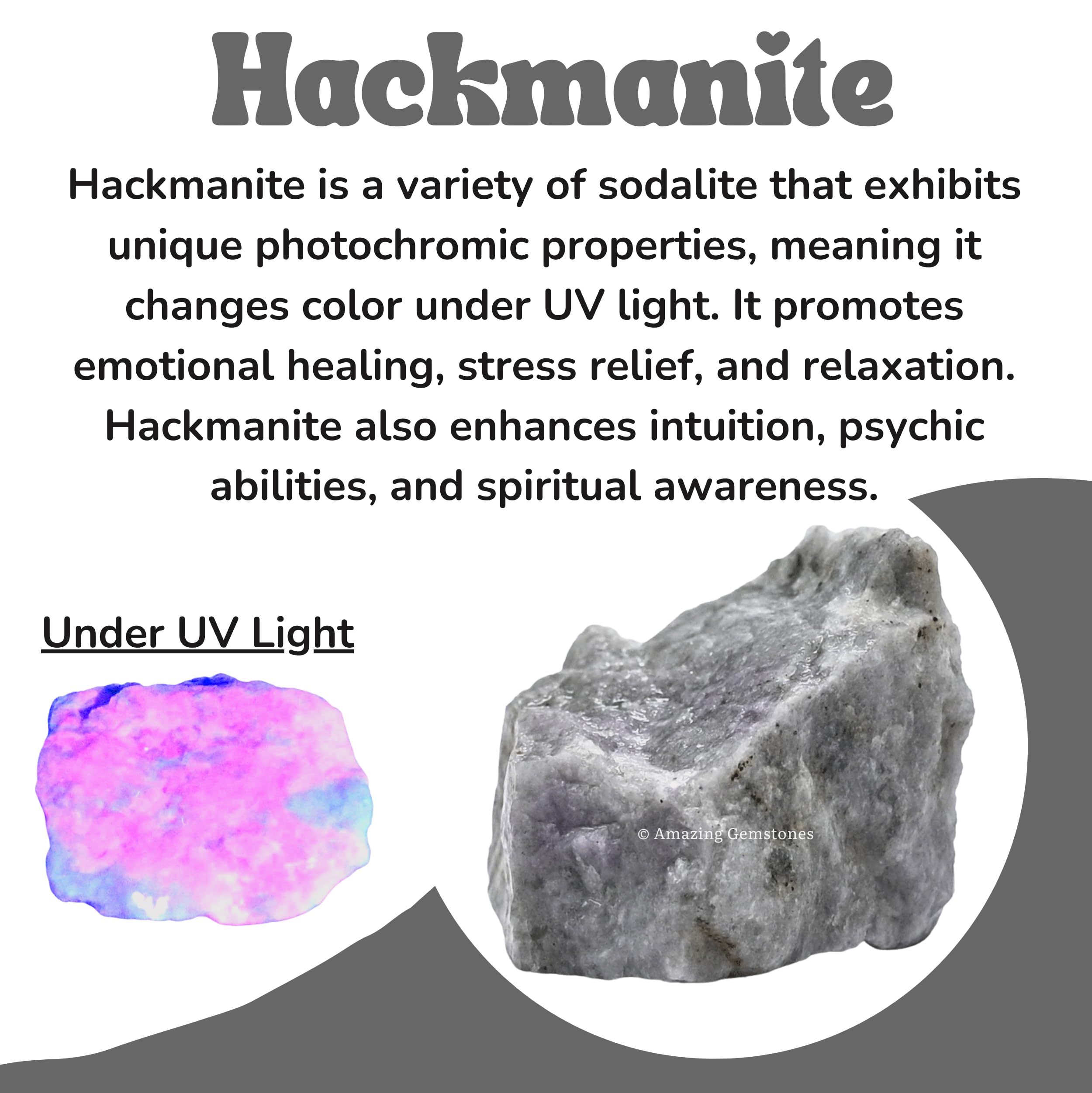 Amazing Gemstone Hackmanite: protección energética en prácticas espirituales personales.