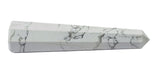 Amazing Gemstone Howlite obelisco-cristal equilibrio mental