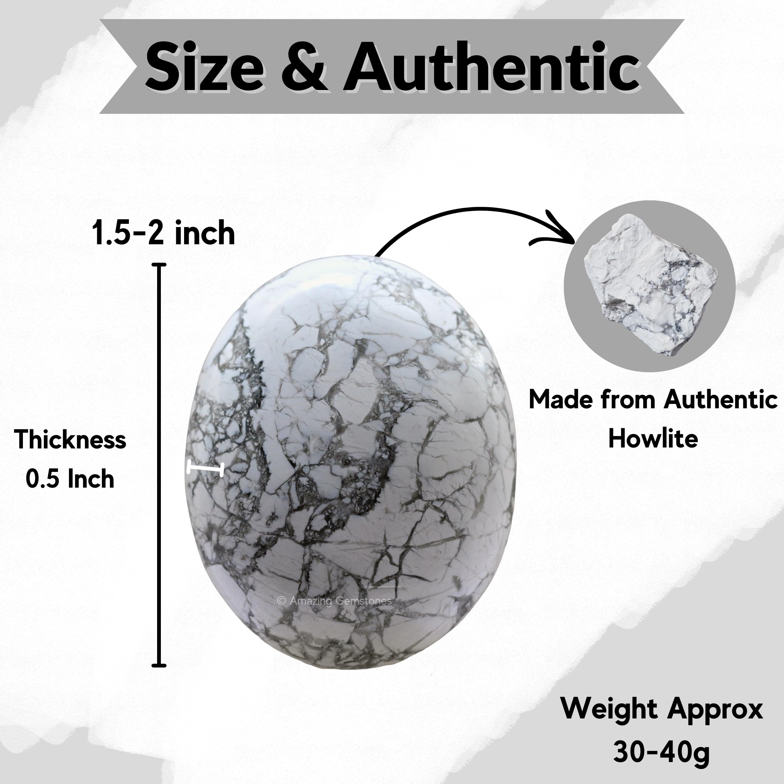 Amazing Gemstone Howlite: ideal para meditaciones y rituales suaves