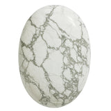 Amazing Gemstone Howlite: piedra palma grande para meditación relajante