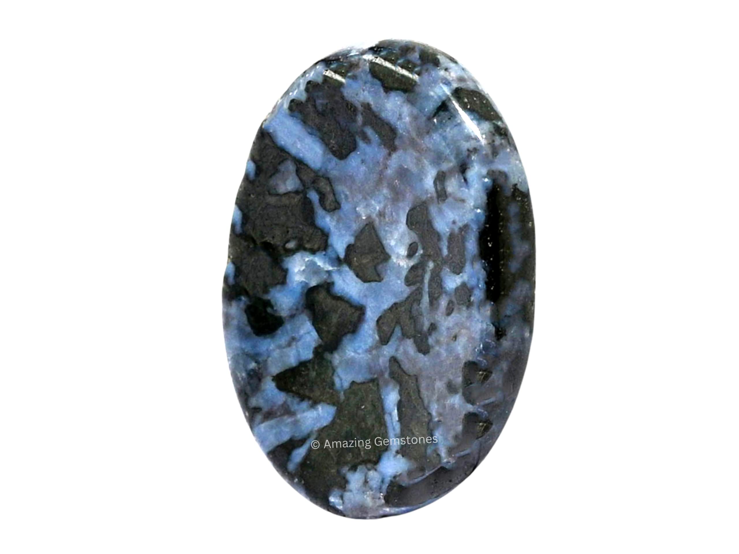 Indigo Gabbro de Amazing Gemstone para relajación y enfoque mental.