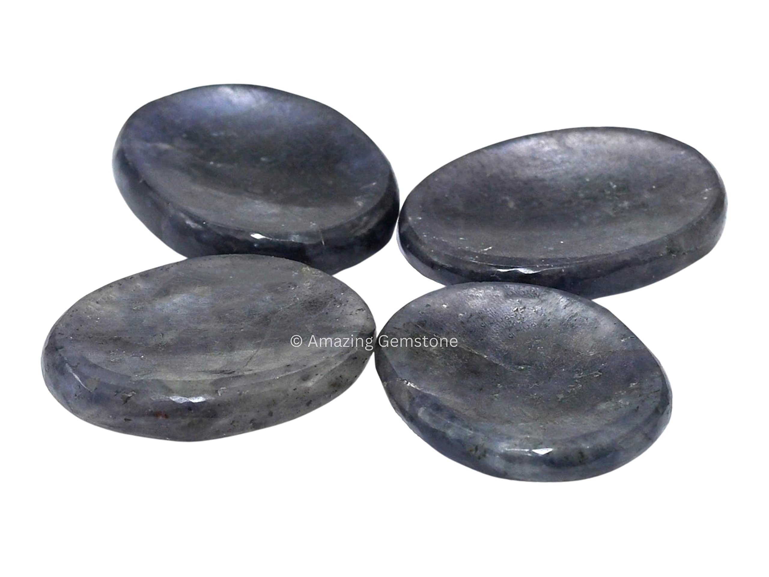 Piedra iolite de Amazing Gemstone para atención plena y calma